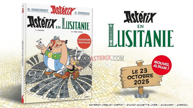 Astérix e Obélix visitam a Lusitânia no próximo livro da saga