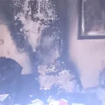 INCÊNDIO deixou rasto de destruição na divisão do apartamento