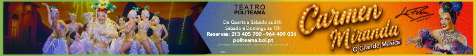 Carmen Miranda - Teatro Politeama - Estreia dia 27 de Dezembro 2025