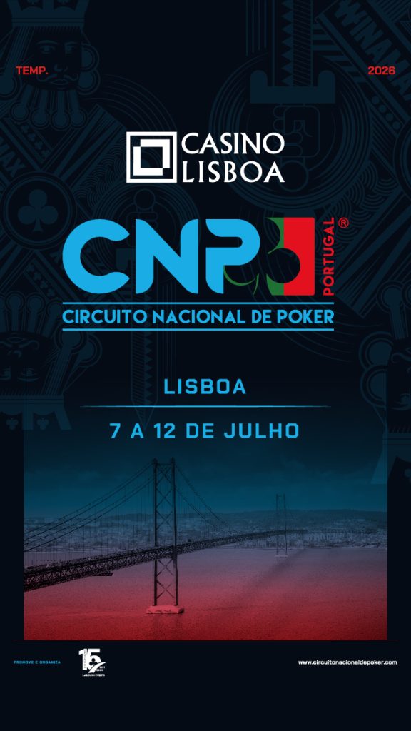 Semana de emoções e adrenalina no Casino Lisboa com etapa do Circuito Nacional de Poker