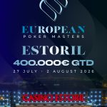 European Poker Masters regressa ao Casino Estoril de 27 de Julho a 2 de Agosto com €400.000 Garantidos