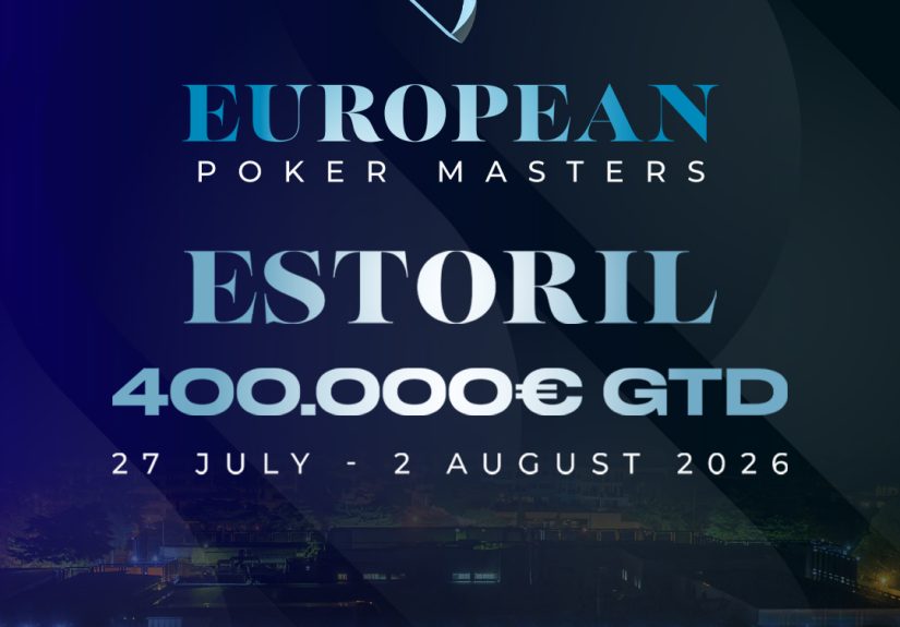 European Poker Masters regressa ao Casino Estoril de 27 de Julho a 2 de Agosto com €400.000 Garantidos
