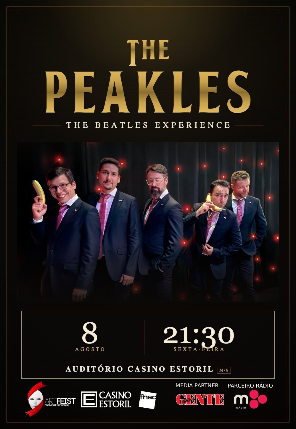 The Peakles, The Beatles Experience no Auditório do Casino Estoril