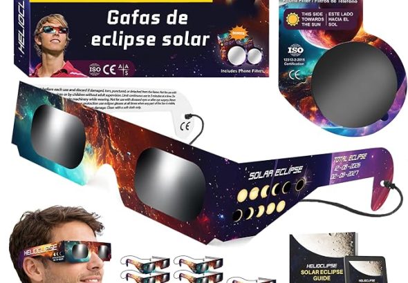 Óculos gratuitos para o eclipse solar já esgotaram. Pode comprá-los em lojas e farmácias