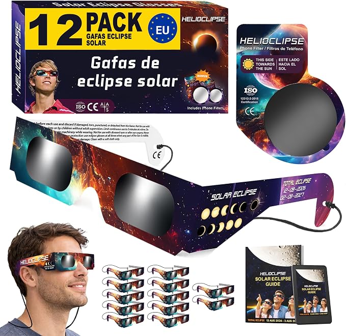 Óculos gratuitos para o eclipse solar já esgotaram. Pode comprá-los em lojas e farmácias