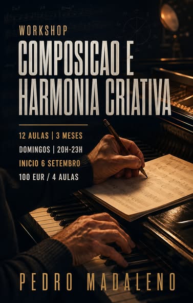 Pedro Madaleno volta a realizar presencialmente dois dos workshops mais importantes do seu percurso como músico e professor